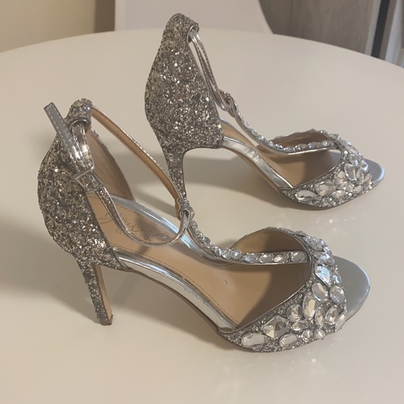 Jewel Badgley Mischka Conroy Evening Sandals - Picture 4 of 8